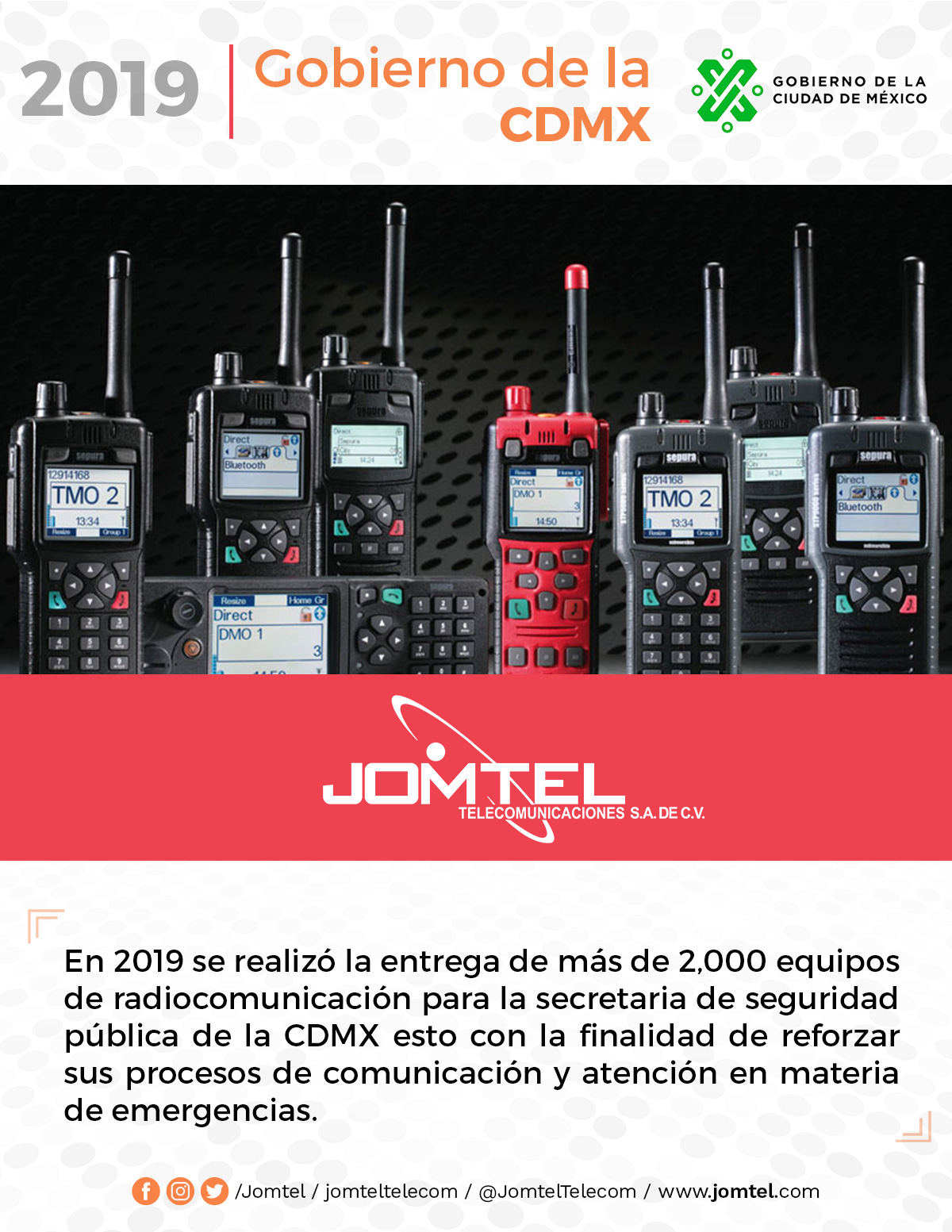 cdmx proyecto de radiocomunicación